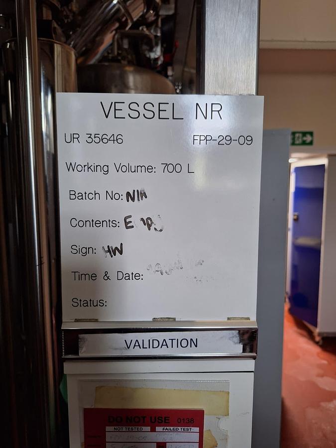 Used Pierre Guerin 1000L Fermenter