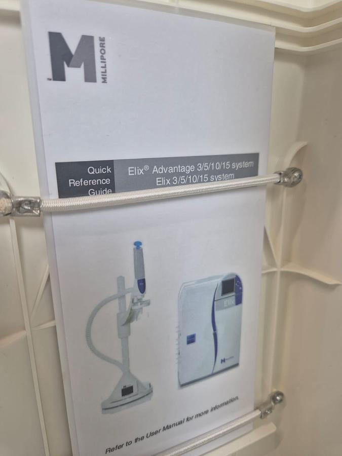 Used Millipore Elix Advantage Water Purification System