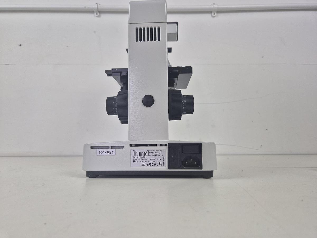 Used Hund Wetzlar H600/12 Microscope 