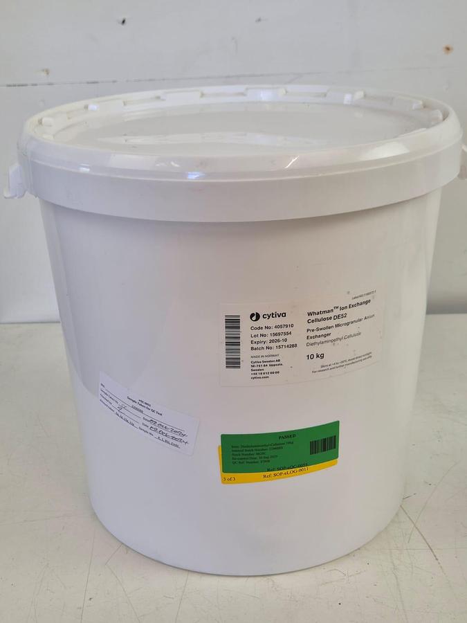 Used Cytiva DE52 10 kg Whatman Ion Exchange Diethylaminoethyl Cellulose
