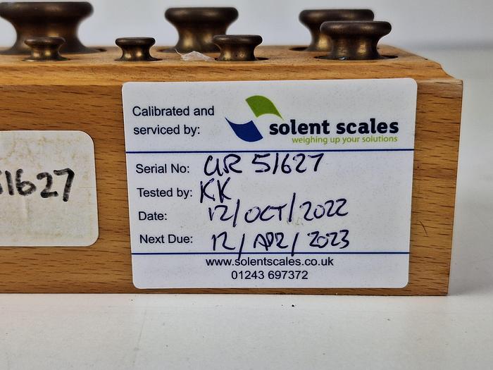 Used Solent Scales Weight Set