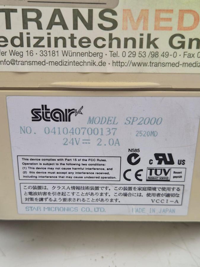 Used Transmed Star SP2000 Bioprocessing Platform