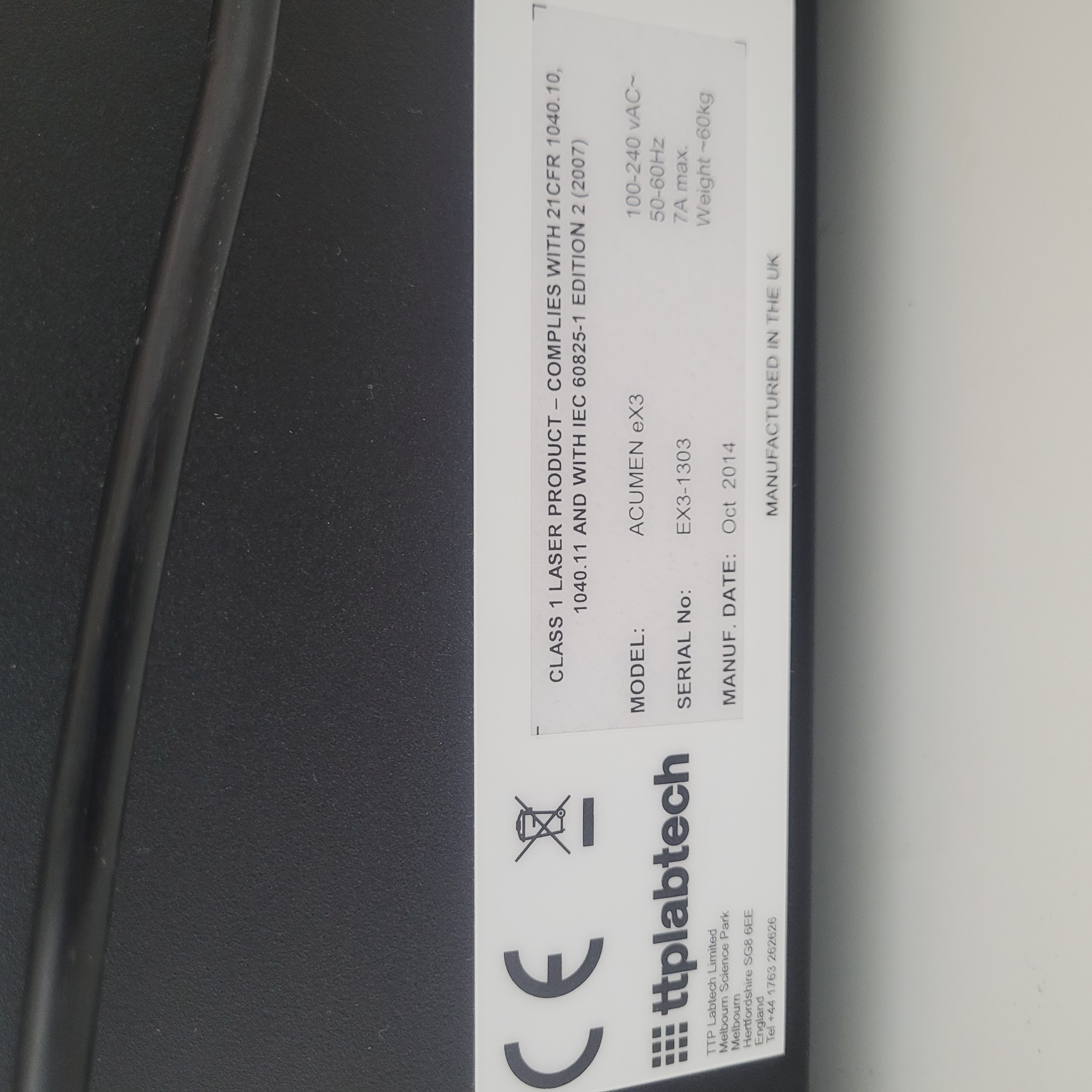 Used TTPlabtech Acumen ex3