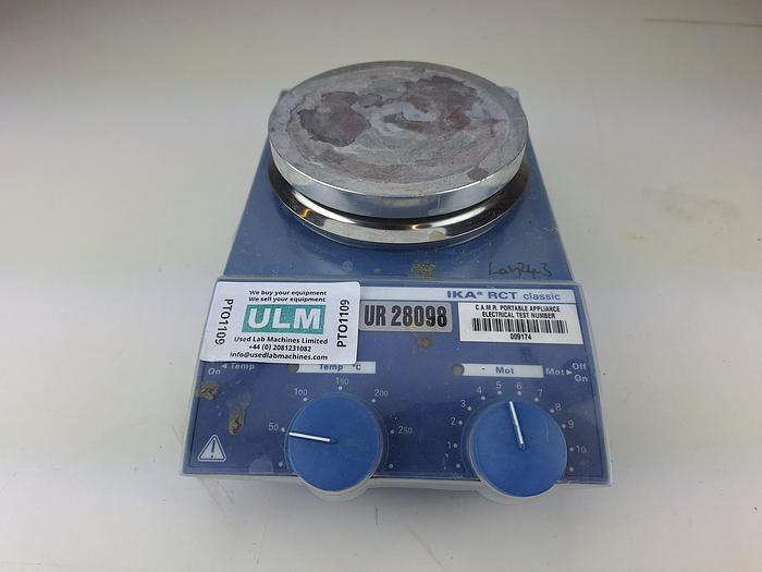 Used IKA RCT CL S2 Heating Magnetic Stirrer
