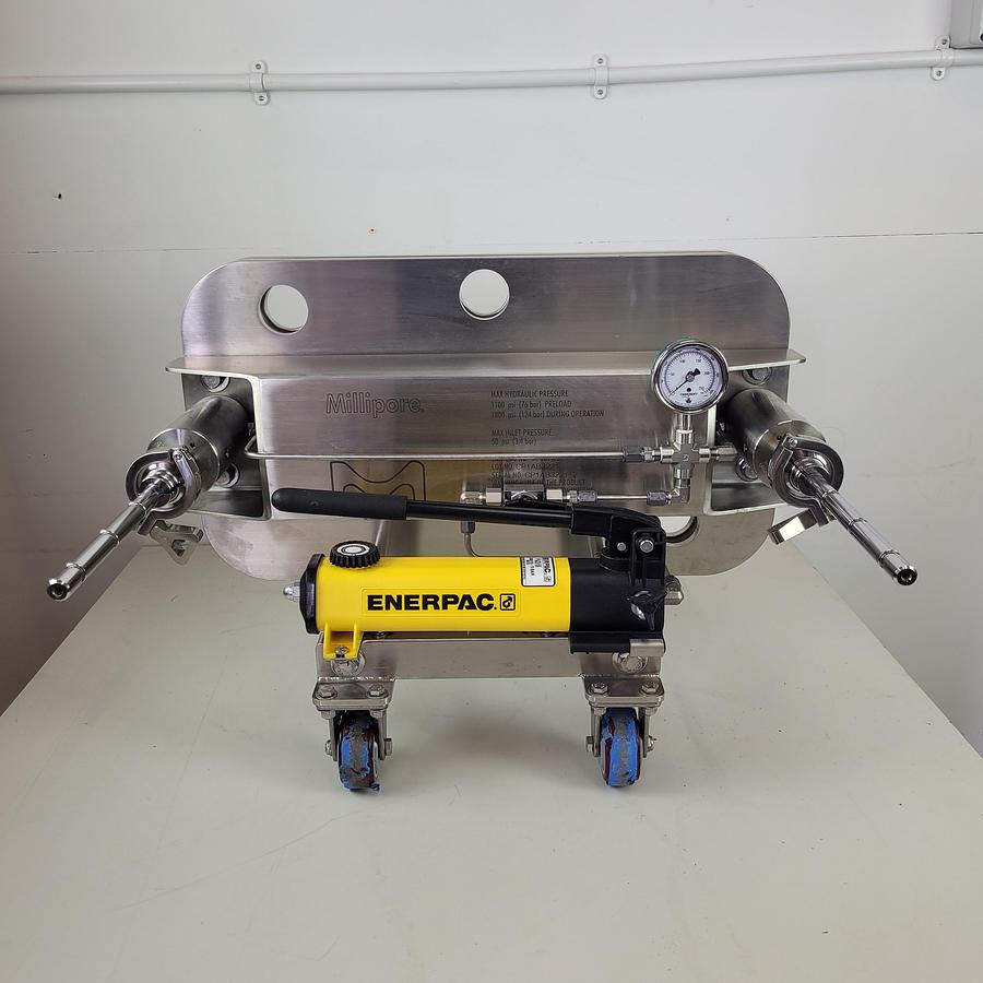 Used Millipore MpodPilot Enerpac Filtration System