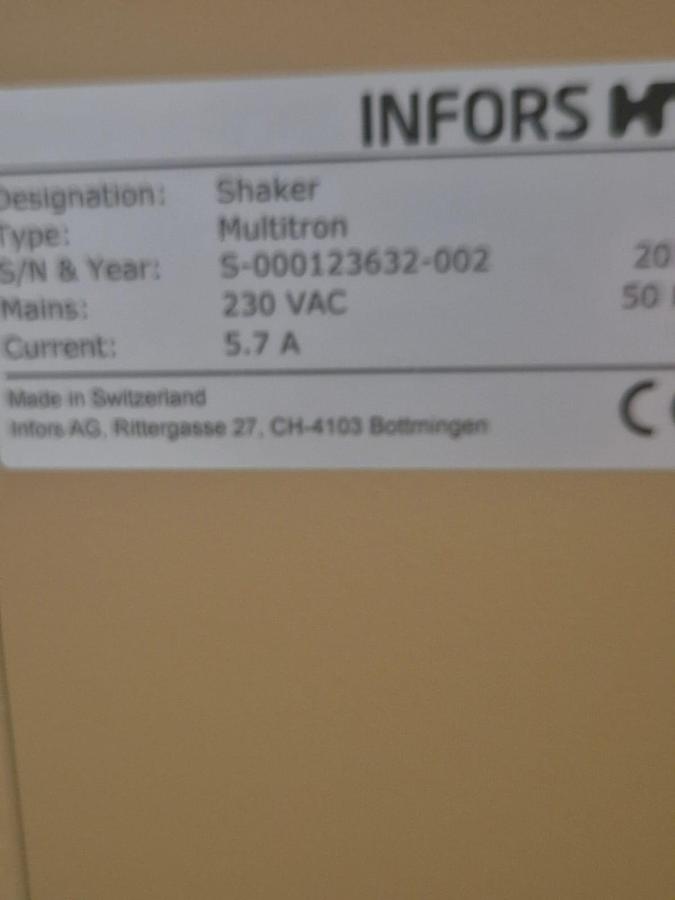 Used Infors HT Multitron Shaker