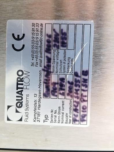 Used Quattroflow QF 1200-S Single-use Pump diaphragm pump