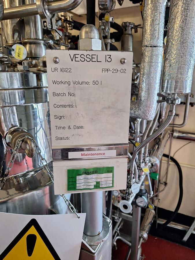 Used Applikon BioPilot 70L Fermentation System