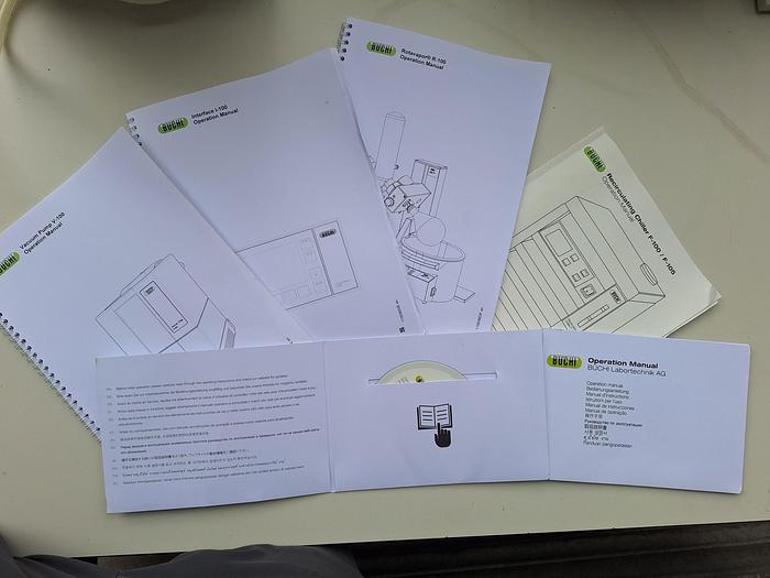 Used Buchi Rotavapor R-100 Rotary Evaporator System