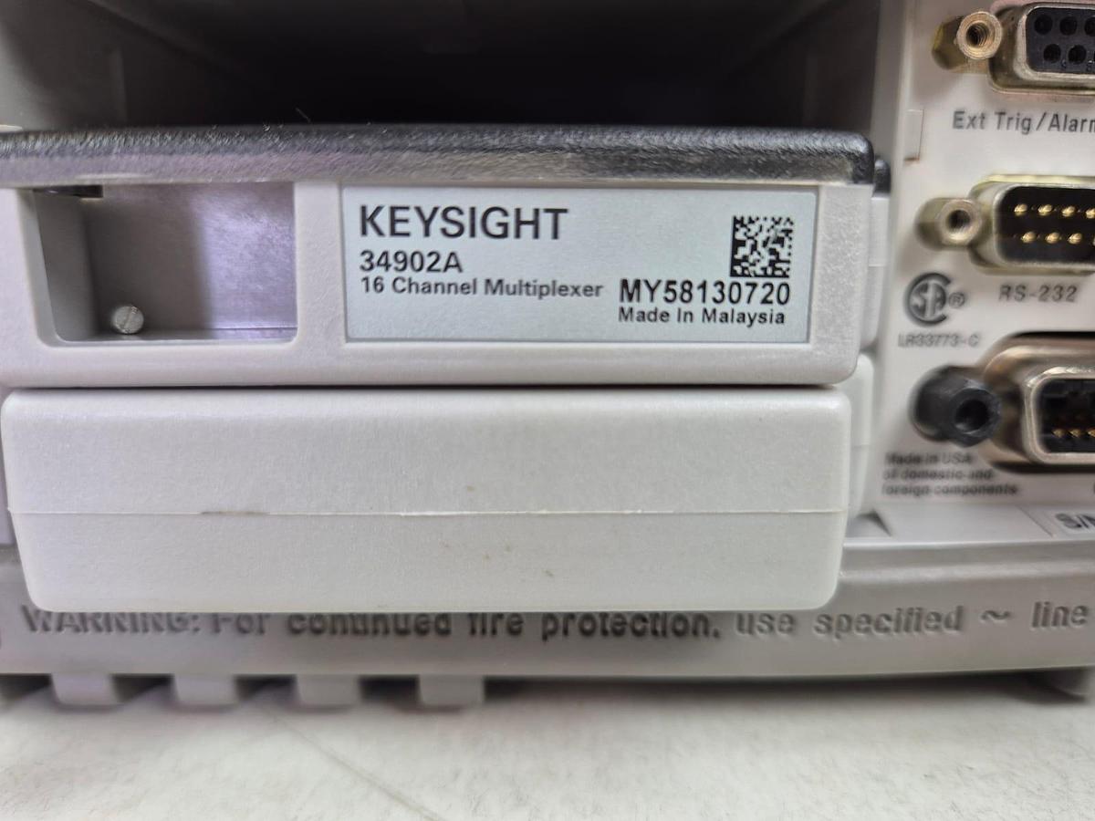 Used Agilent 34970a Data Loger Switch Unit