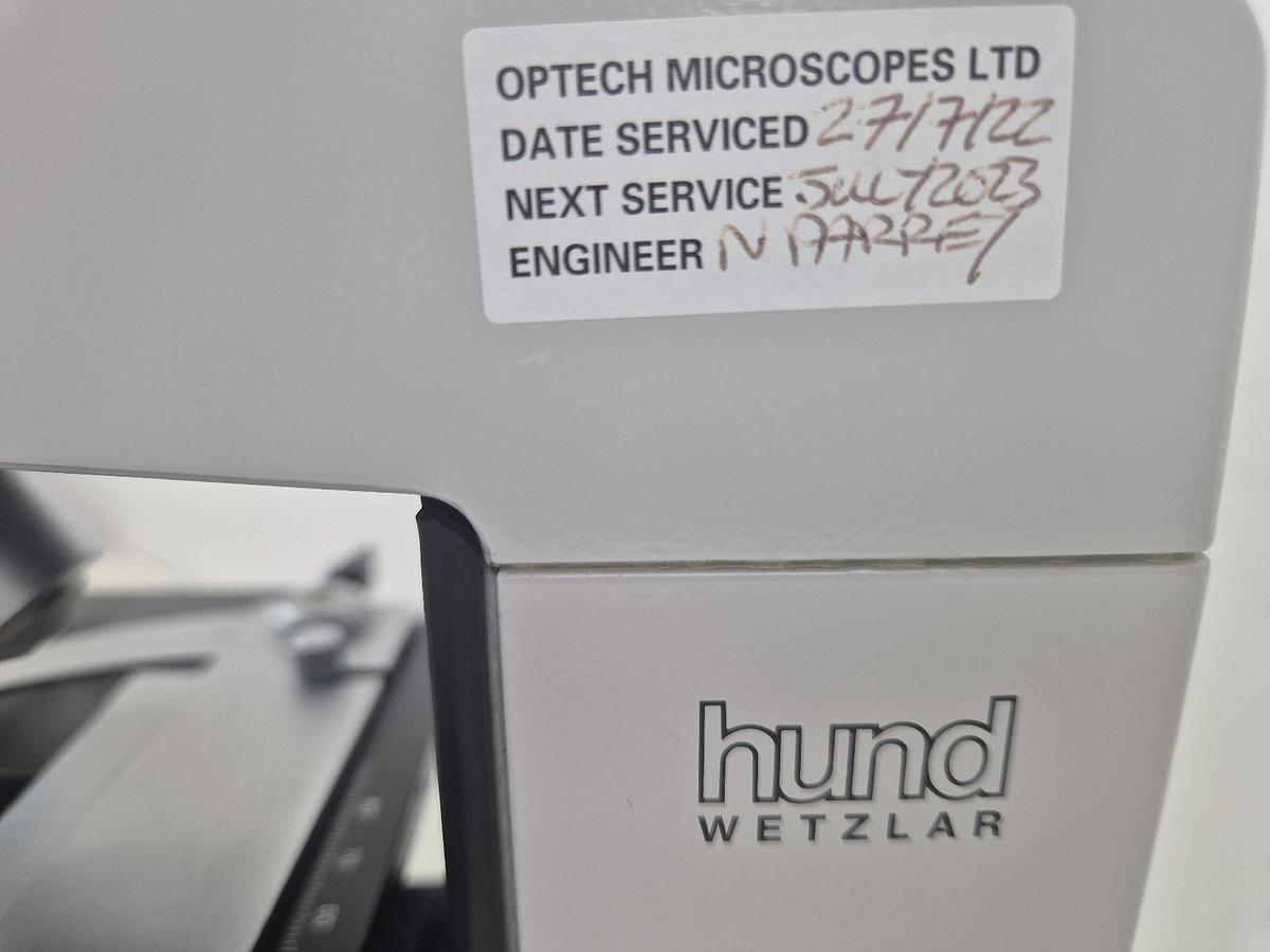 Used Hund Wetzlar H600/12 Microscope 
