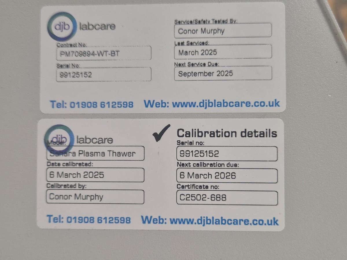 Used Transmed Sahara 111 Maxitherm Blood warmer