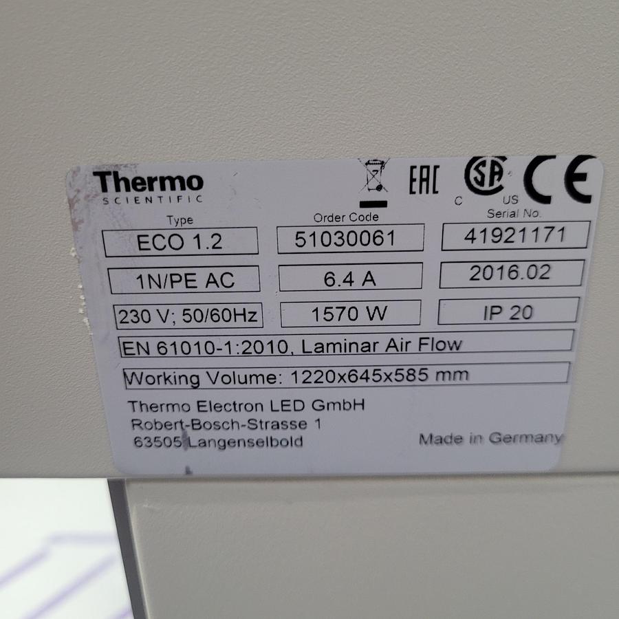 Used Thermo Scientific Heraguard ECO 1.2