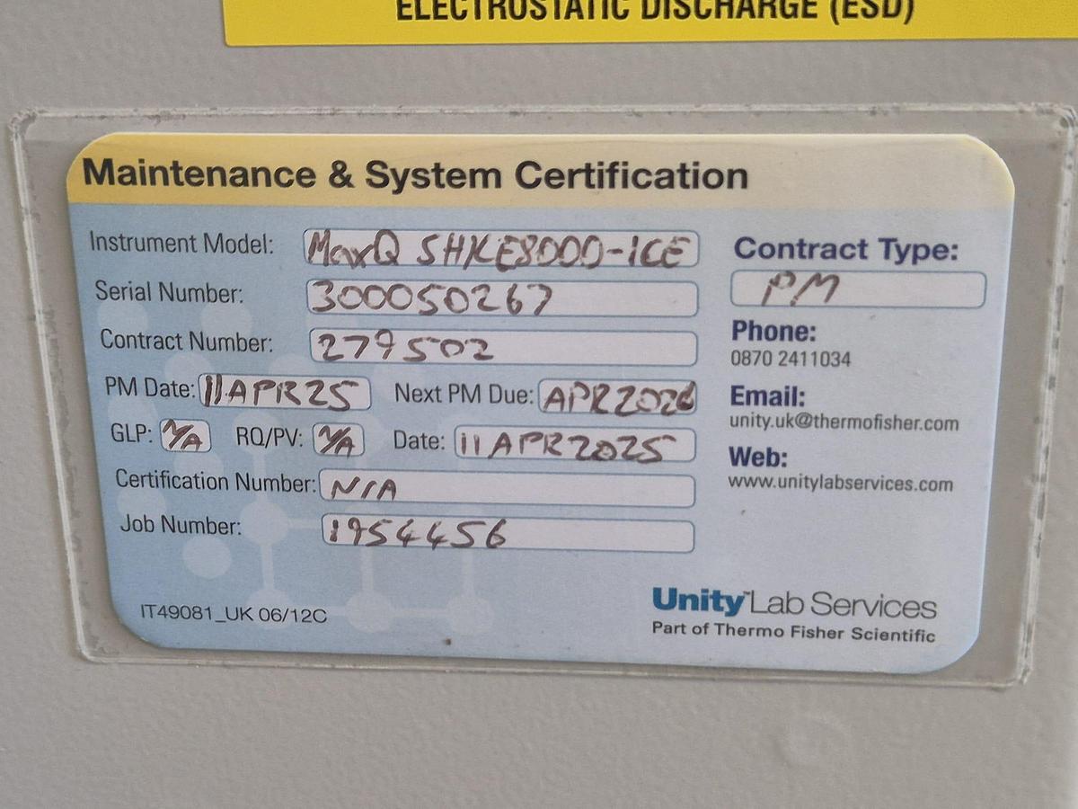 Used Thermo Scientific MaxQ Shaker