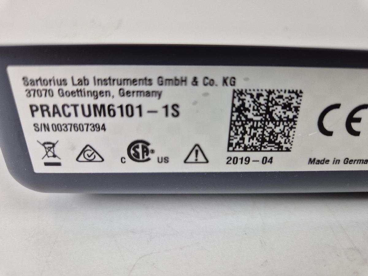 Used Sartorius Practum6101-1S Toploading Balance