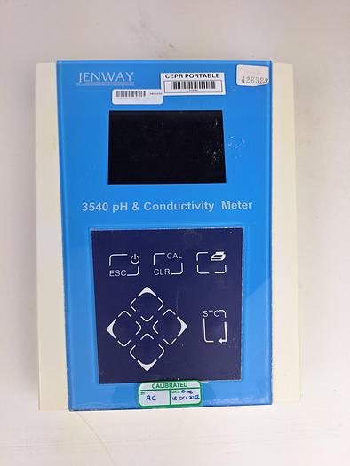 Used Jenway 3540 pH & Conductivity Meter