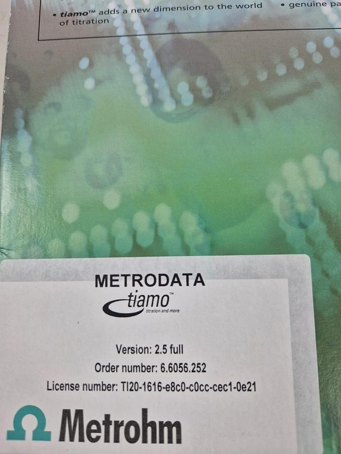 Used Metrohm 852 Tiranda