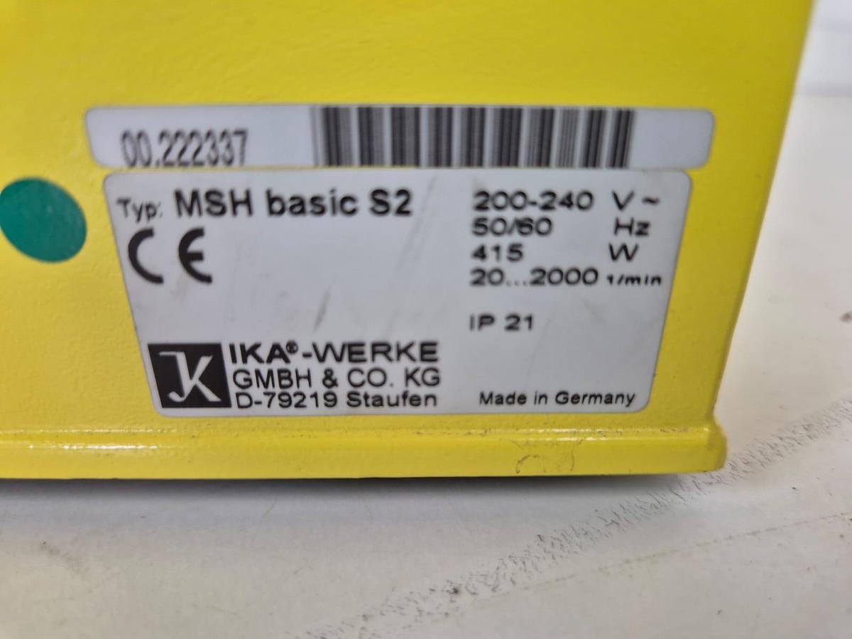 Used IKA Werke Yellowline MSH Basic S2 magnetic stirrer
