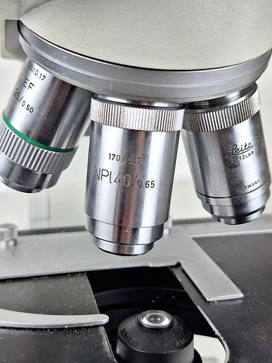 Used Leitz Laborlux K Microscope with carry case