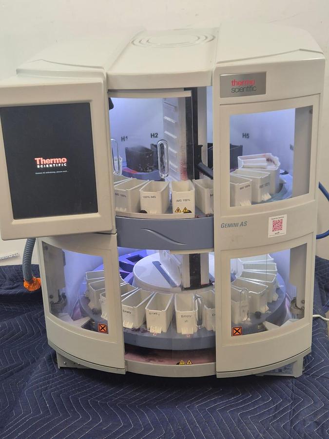 Used Thermo Scientific  A8150001 Gemini AS Heated Slide Stainer