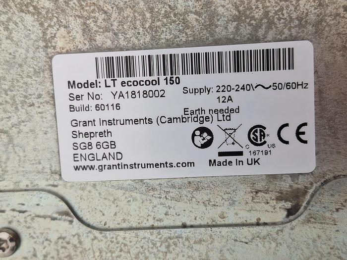 Used Grant Ecocool 150 Refrigerated Circulating Bath