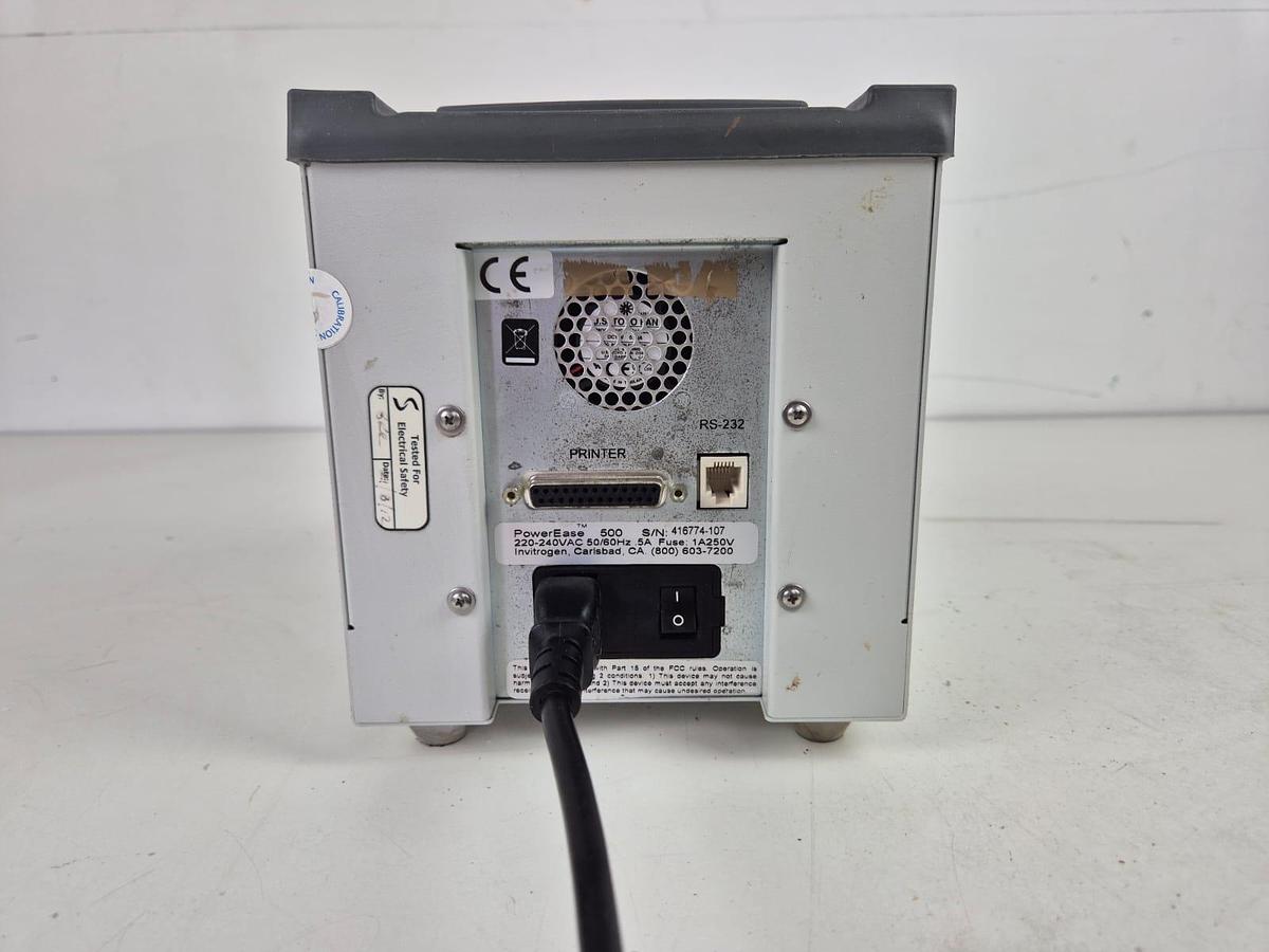 Used Invitrogen PowerEase 500 Power Supply