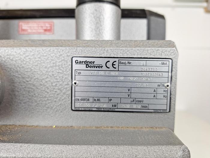 Used Elmo Rietschle VTA 80 Rotary Vane Pump