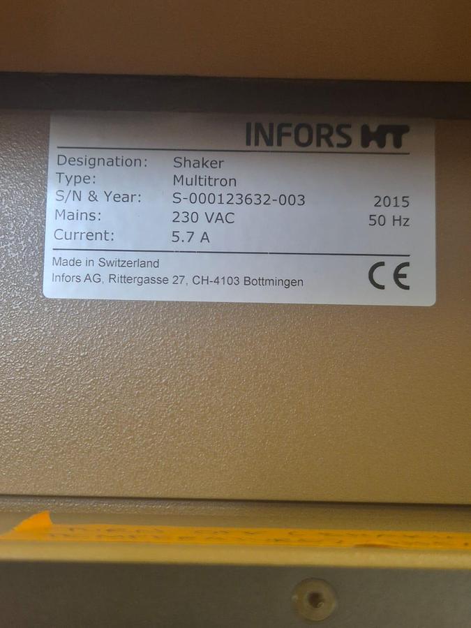 Used Infors HT Multitron Shaker
