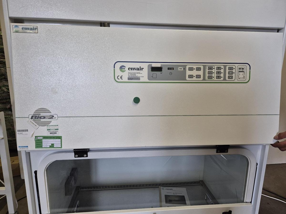 Used Envair Technology B102 Microbiological Safety Cabinet + Stand