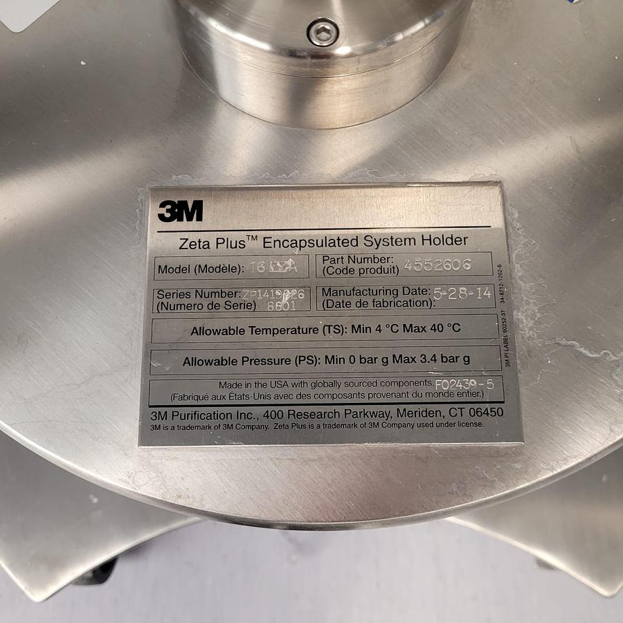 Used 3M Zeta Plus 16EZA Encapsulated System Holder