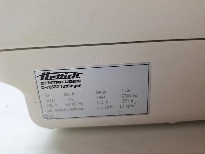 Used Hettich EBA 12 Centrifuge