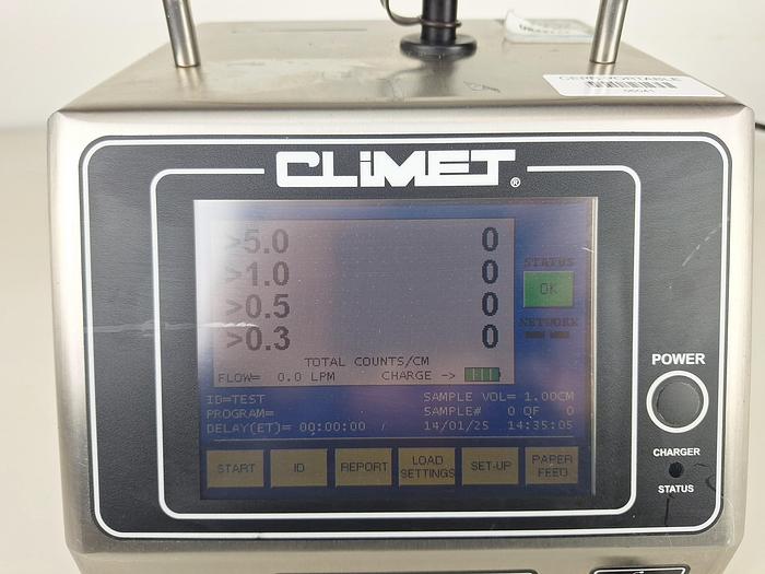 Used Climet CI-754-03 Portable Airborne Particle Counter