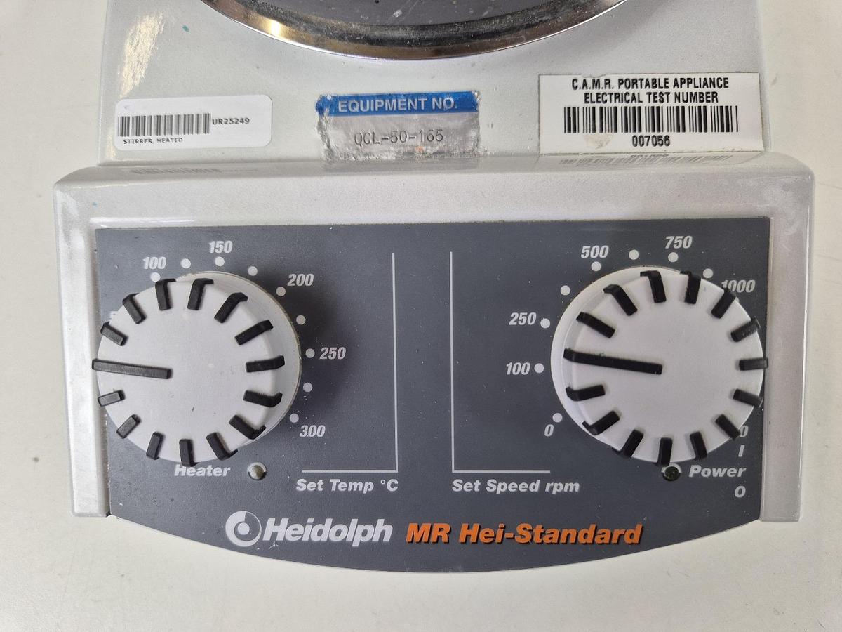 Used Heidolph MR Hei-standard Magnetic Hotplate Stirrer