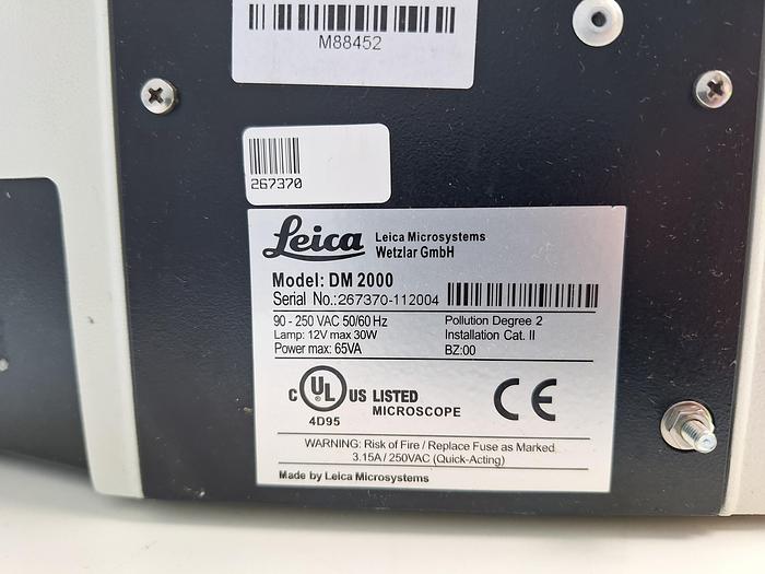 Used Leica DM200 Microscope