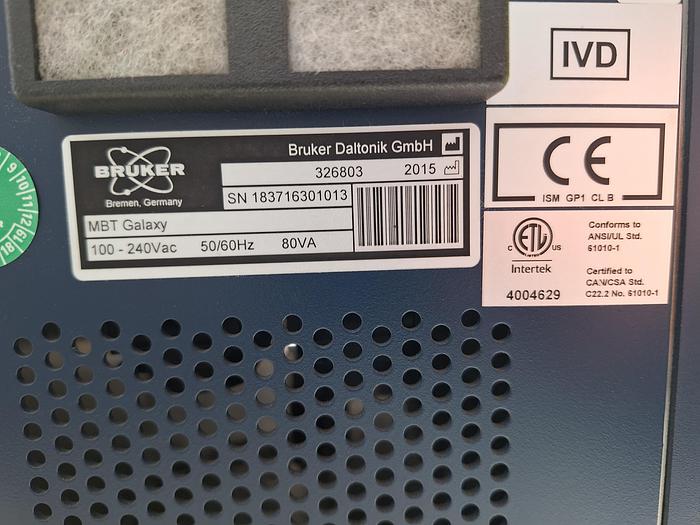 Used Bruker MALDI Galaxy Biotyper