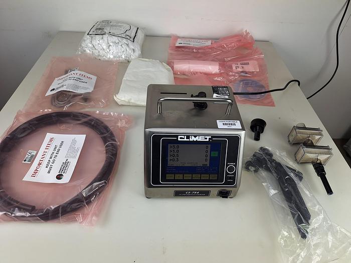 Used Climet CI-754-03 Portable Airborne Particle Counter
