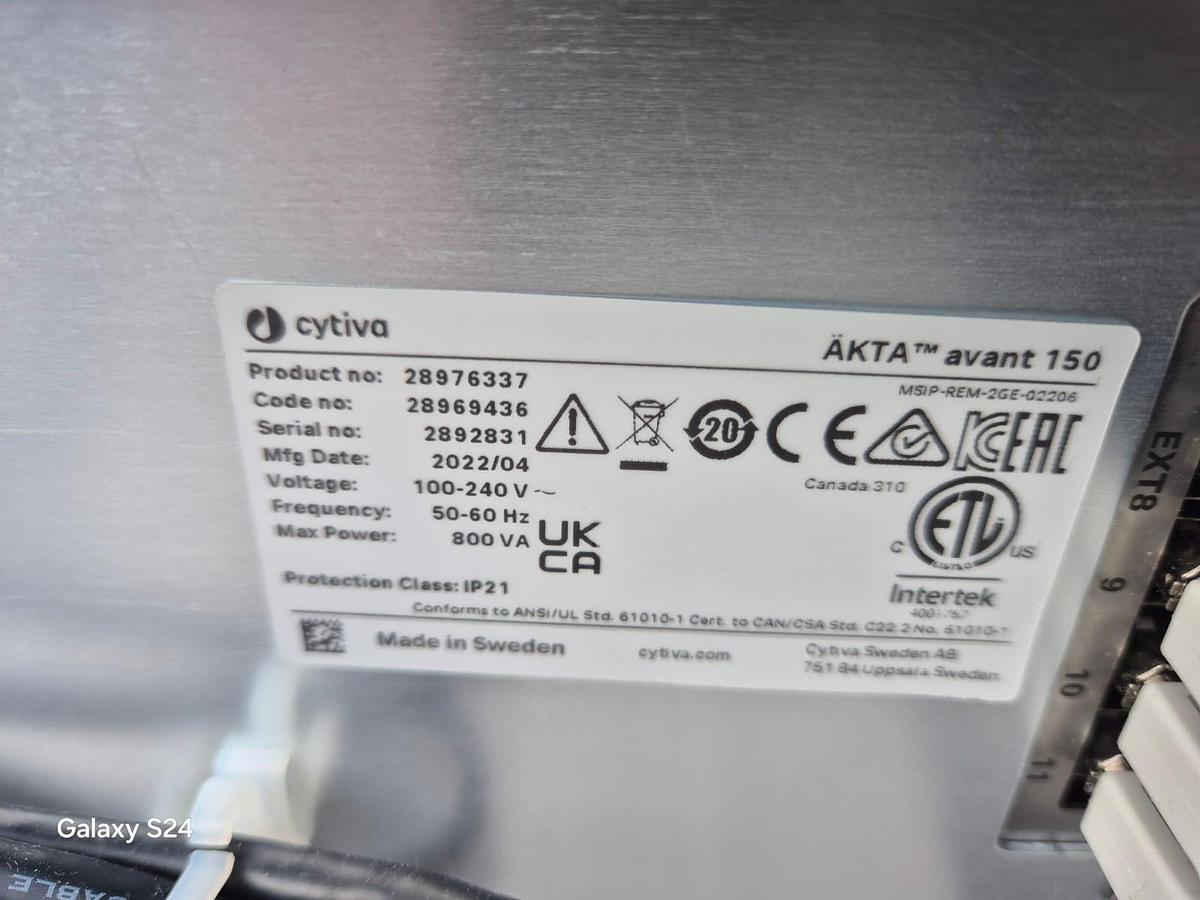 Used Cytiva AKTA Avant 150 Chromatography System