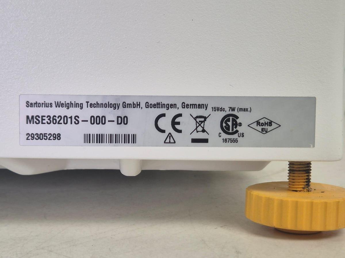 Used Sartorius MSE 3601S Balance