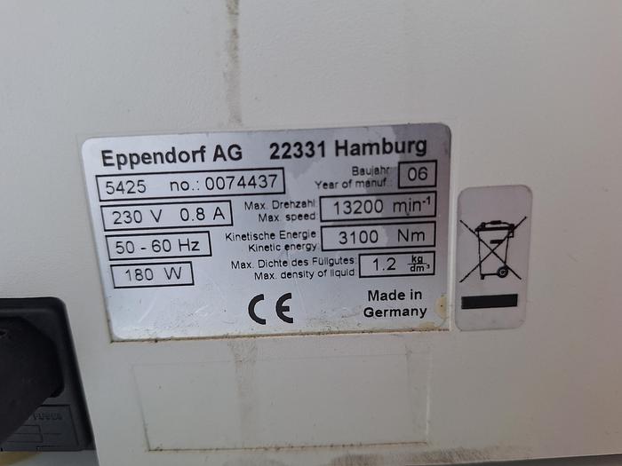 Used Eppendorf 5415D Centrifuge