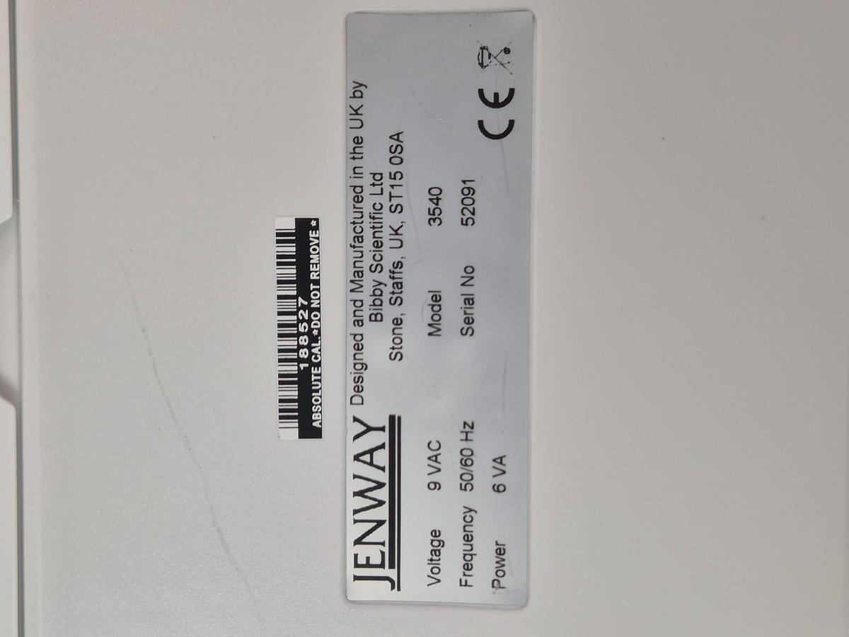 Used Jenway 3540 pH & Conductivity Meter