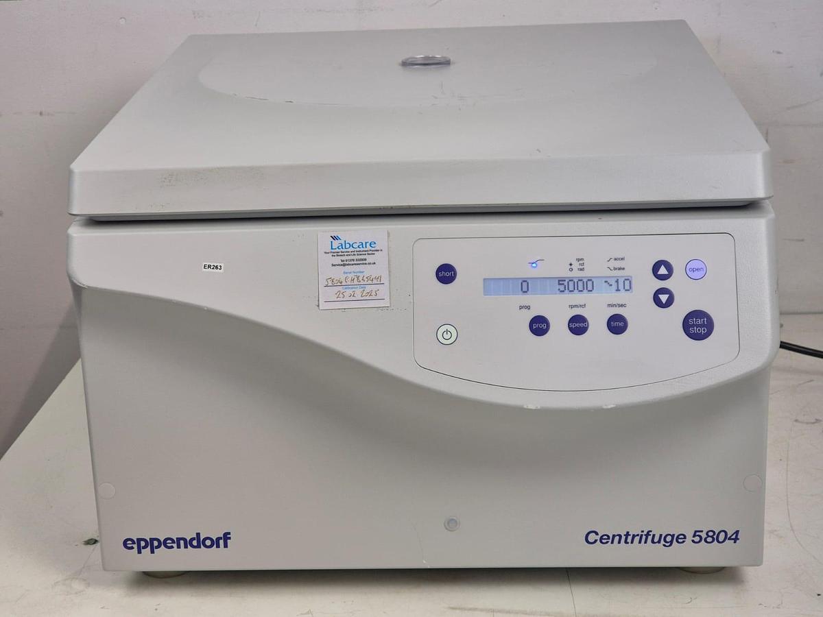Used Eppendorf 5804 benchtop centrifuge