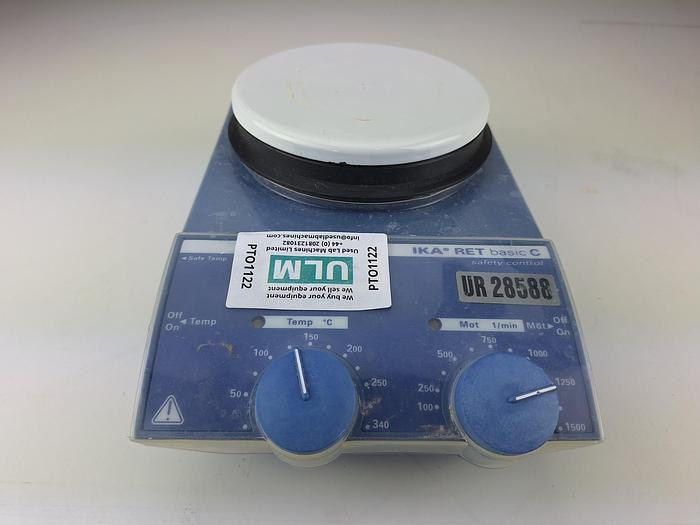Used IKA RCT RET B C Heating Magnetic Stirrer
