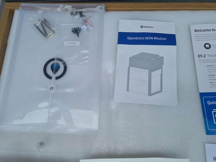 Used Unused Opentrons OT-2 with HEPA module Liquid Handling Robot in original packaging