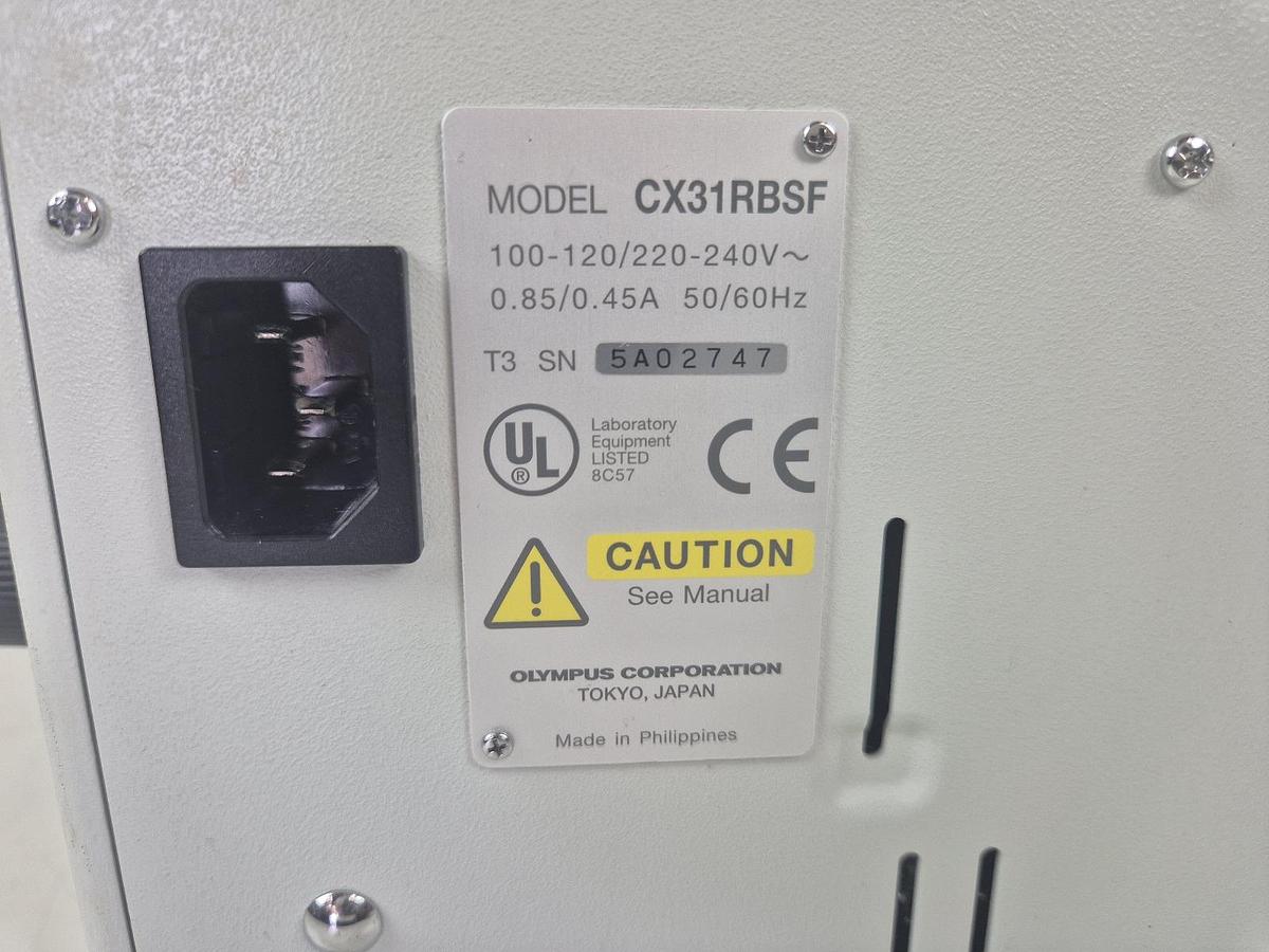 Used Olympus CX31RBSF Microscope