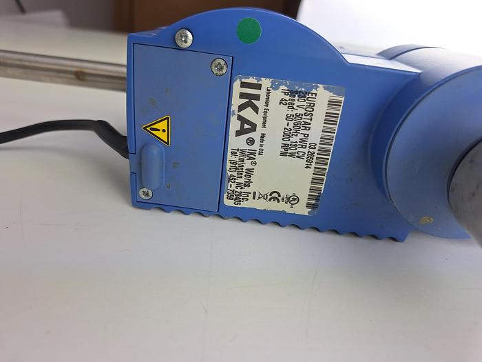 Used IKA Eurostar PWR CV Overhead Stirrer