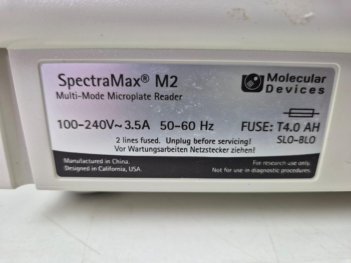 Used Spectromax M2 Microplate reader