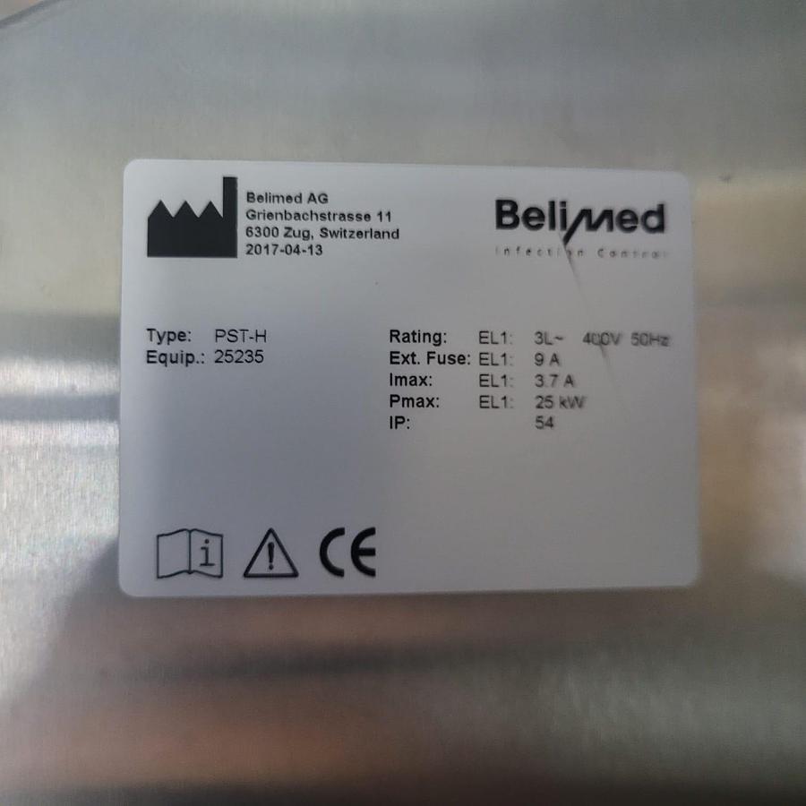 Used Belimed PST 9-6-12 HS1 Steam Sterilizer