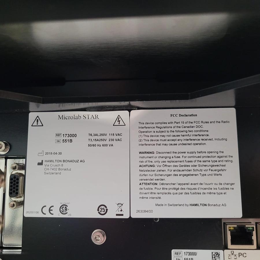 Used Hamilton Microlab Star M