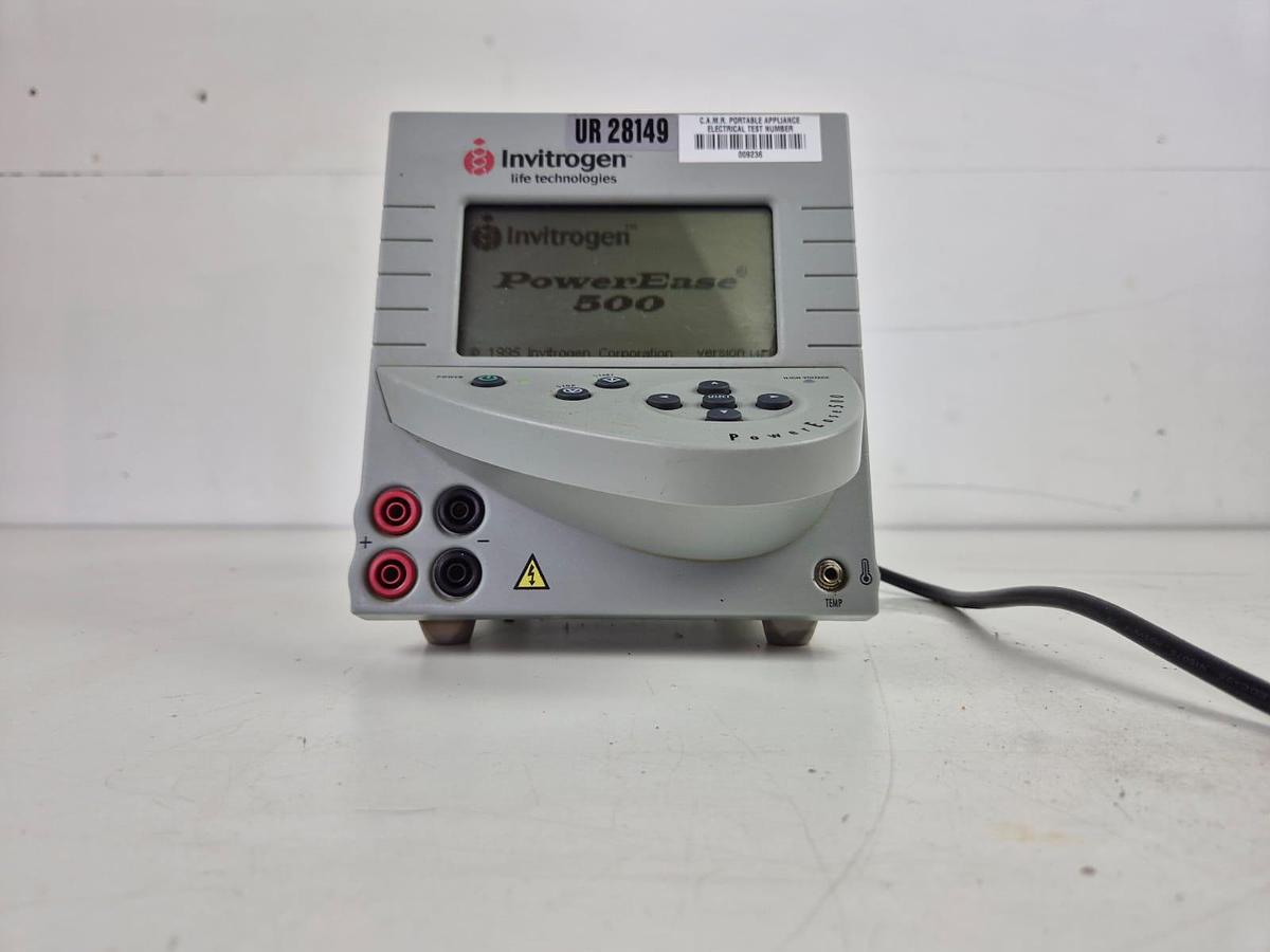 Used Invitrogen PowerEase 500 Power Supply
