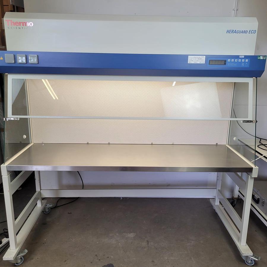 Used 2018 Thermo Scientific Heraguard ECO 1.8 Laminar Flow Safety Cabinet
